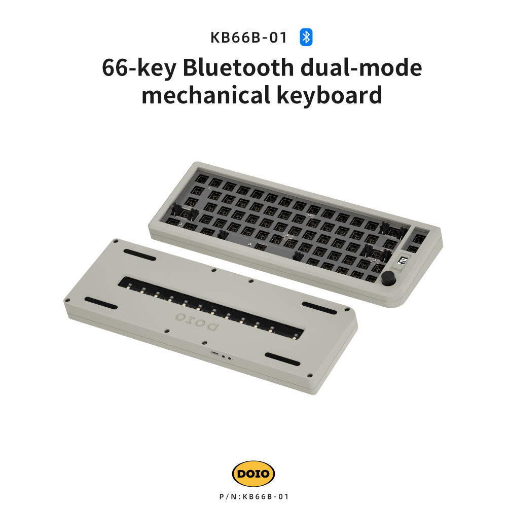66-key Bluetooth dual-mode mechanical keyboard