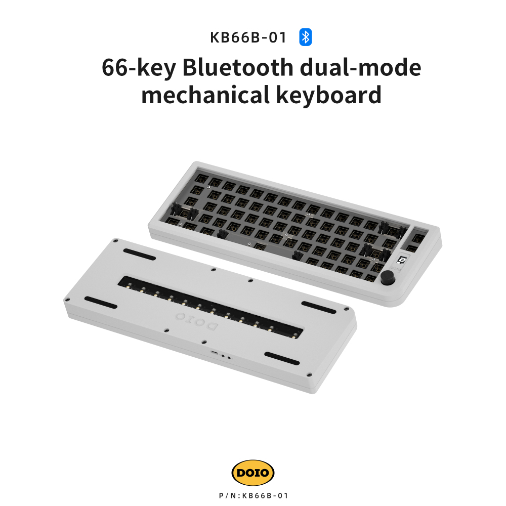 66-key Bluetooth dual-mode mechanical keyboard