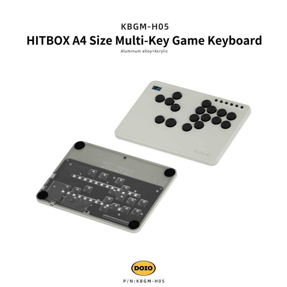 HITBOX A4 Size Multi-Key Game Keyboard