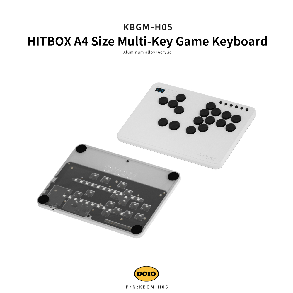 HITBOX A4 Size Multi-Key Game Keyboard
