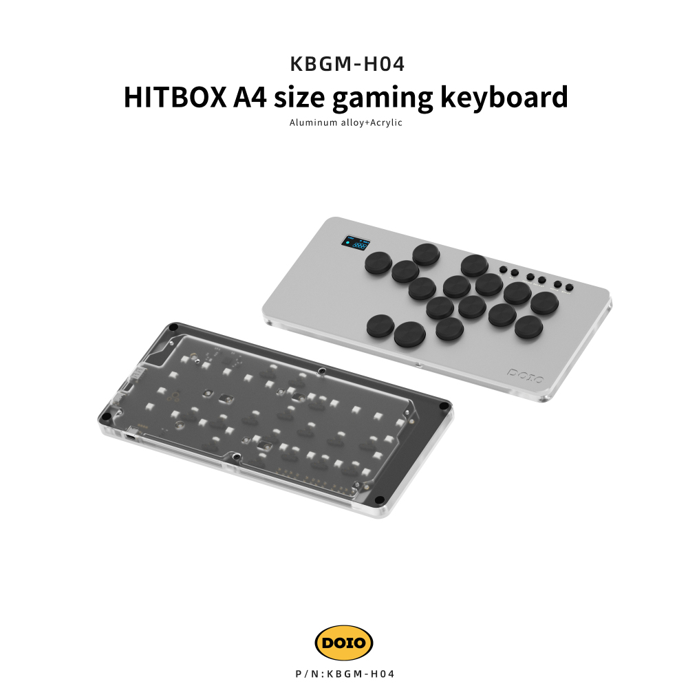 HITBOX A4 size gaming keyboard KBGM-H04