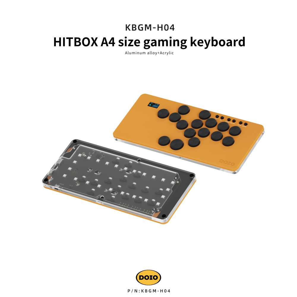 HITBOX A4 size gaming keyboard KBGM-H04