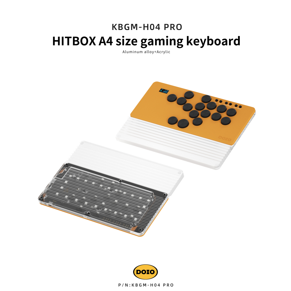 HITBOX A4 size gaming keyboard KBGM-H04