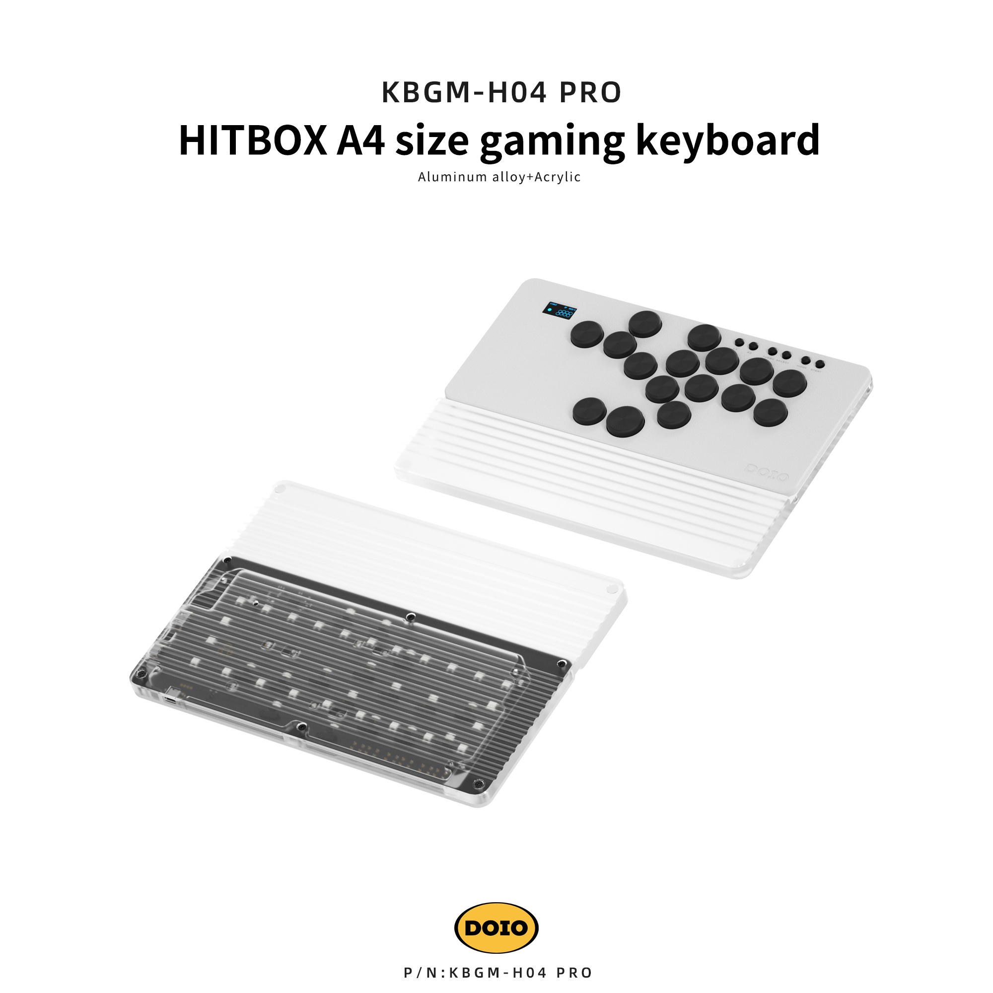 HITBOX A4 size gaming keyboard KBGM-H04