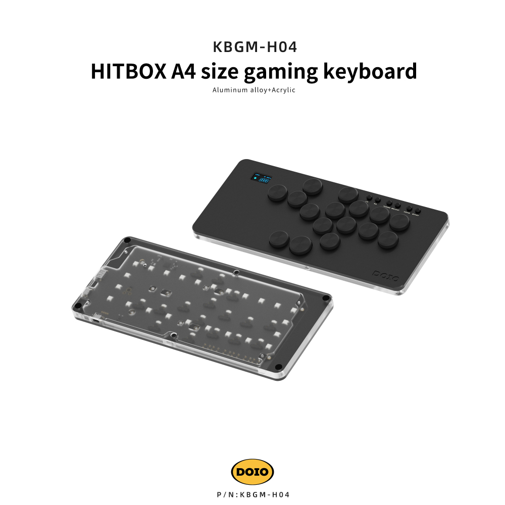 HITBOX A4 size gaming keyboard KBGM-H04