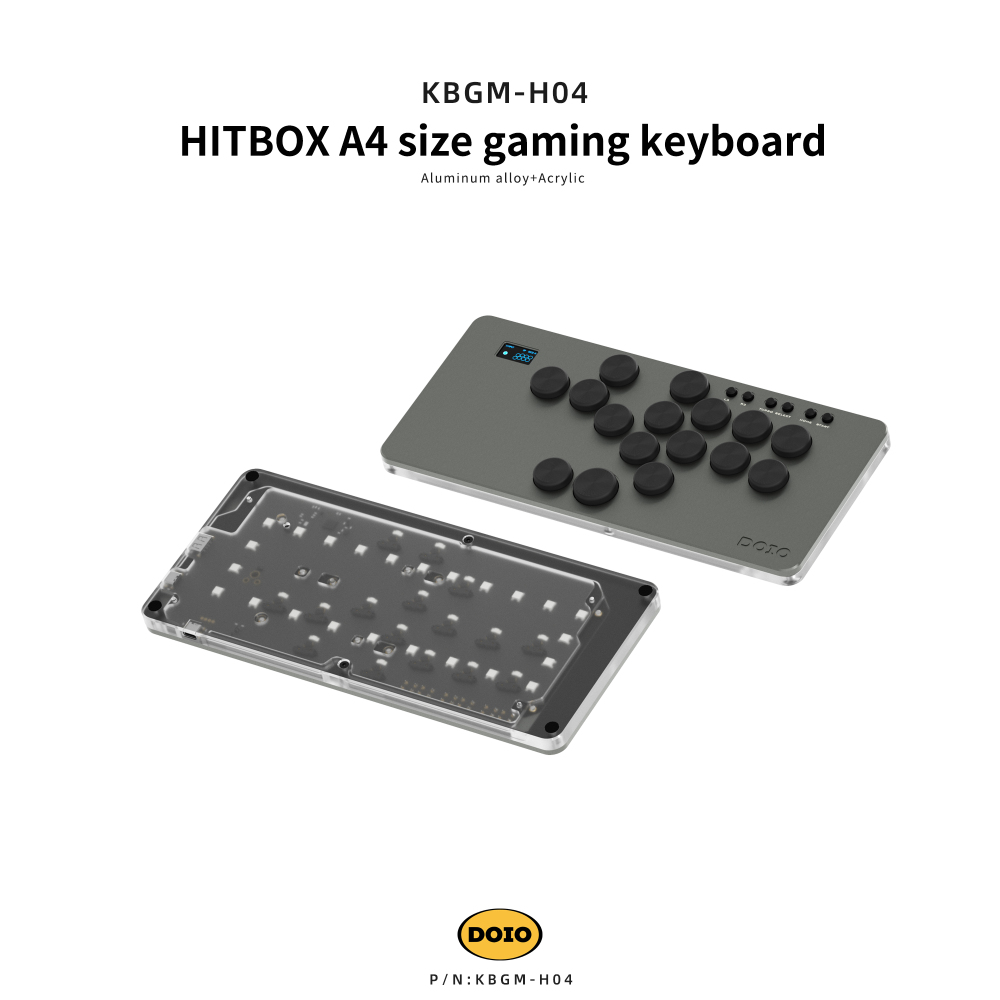HITBOX A4 size gaming keyboard KBGM-H04