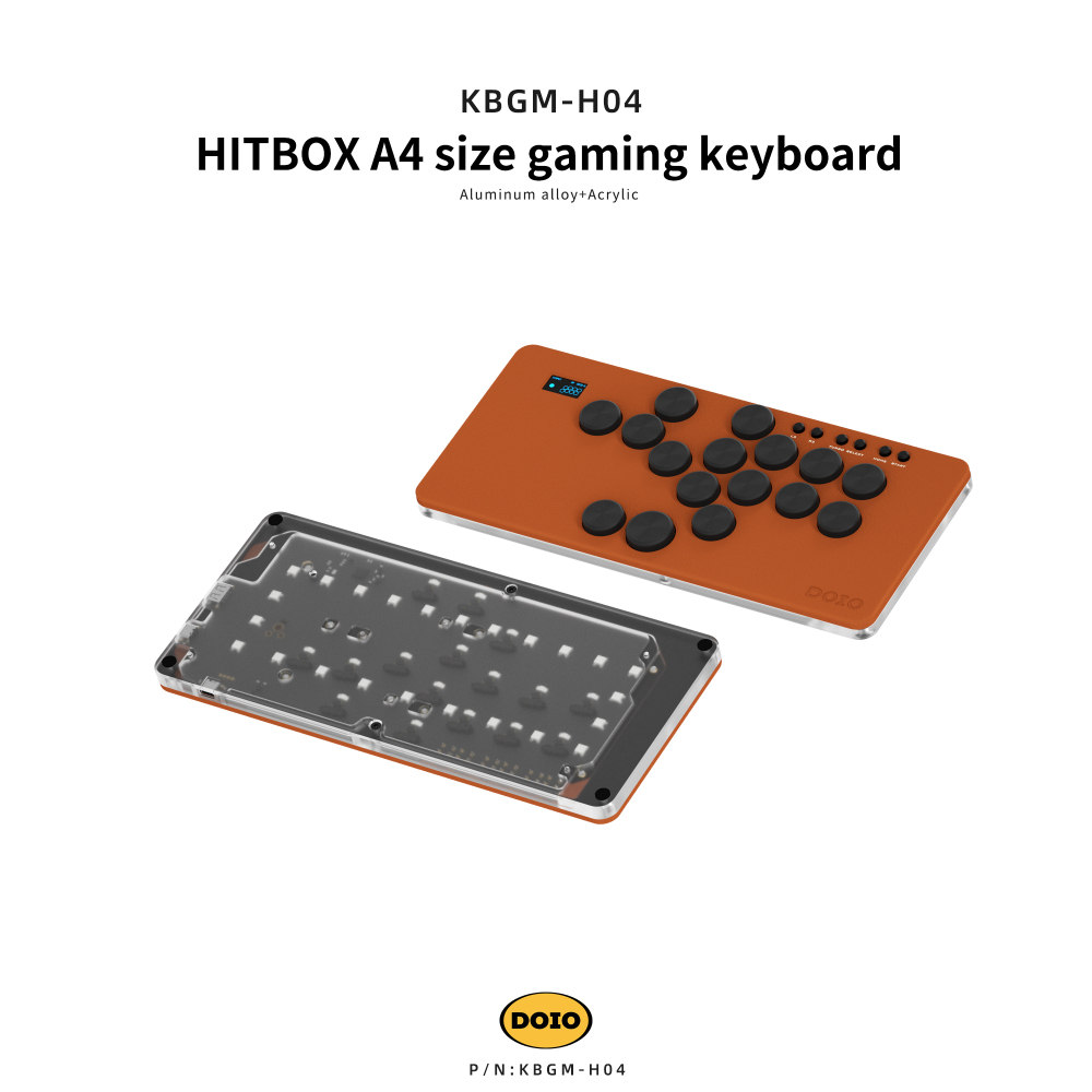 HITBOX A4 size gaming keyboard KBGM-H04