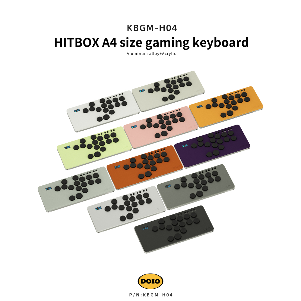 HITBOX A4 size gaming keyboard KBGM-H04