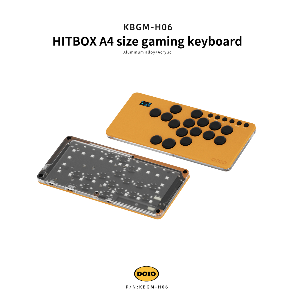 HITBOX A4 size gaming keyboard KBGM-H06