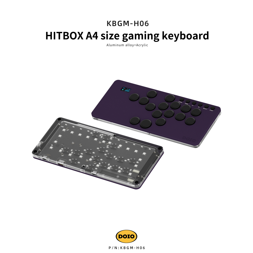 HITBOX A4 size gaming keyboard KBGM-H06
