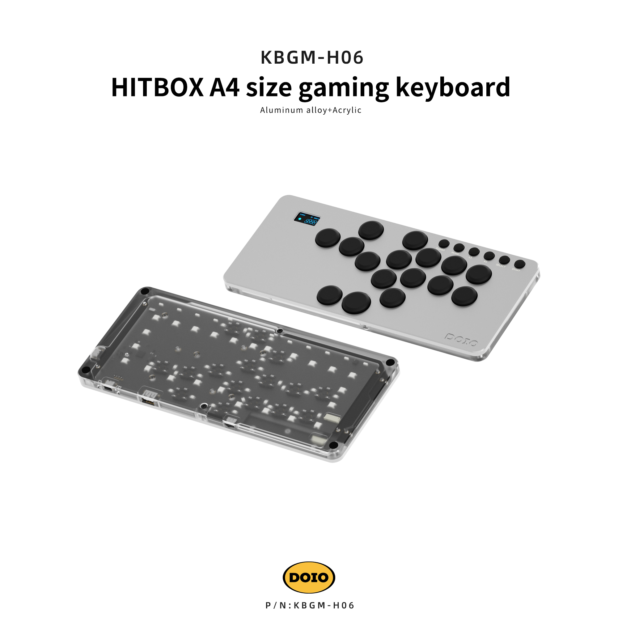 DOIO KBGM-H06M ミニ レバーレスコントローラー HITBOX DOIO KBGM-H06M ミニ レバーレスコントローラー HITBOX