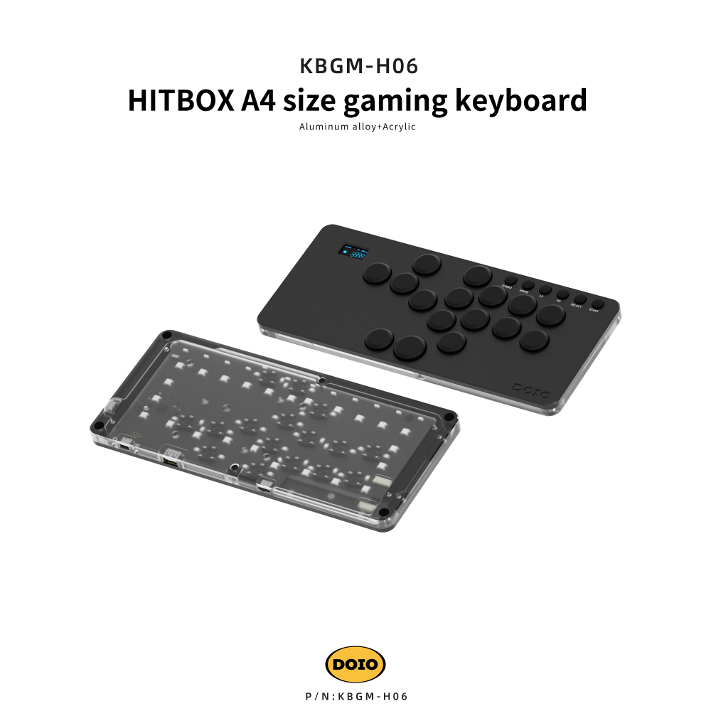 HITBOX A4 size gaming keyboard KBGM-H06