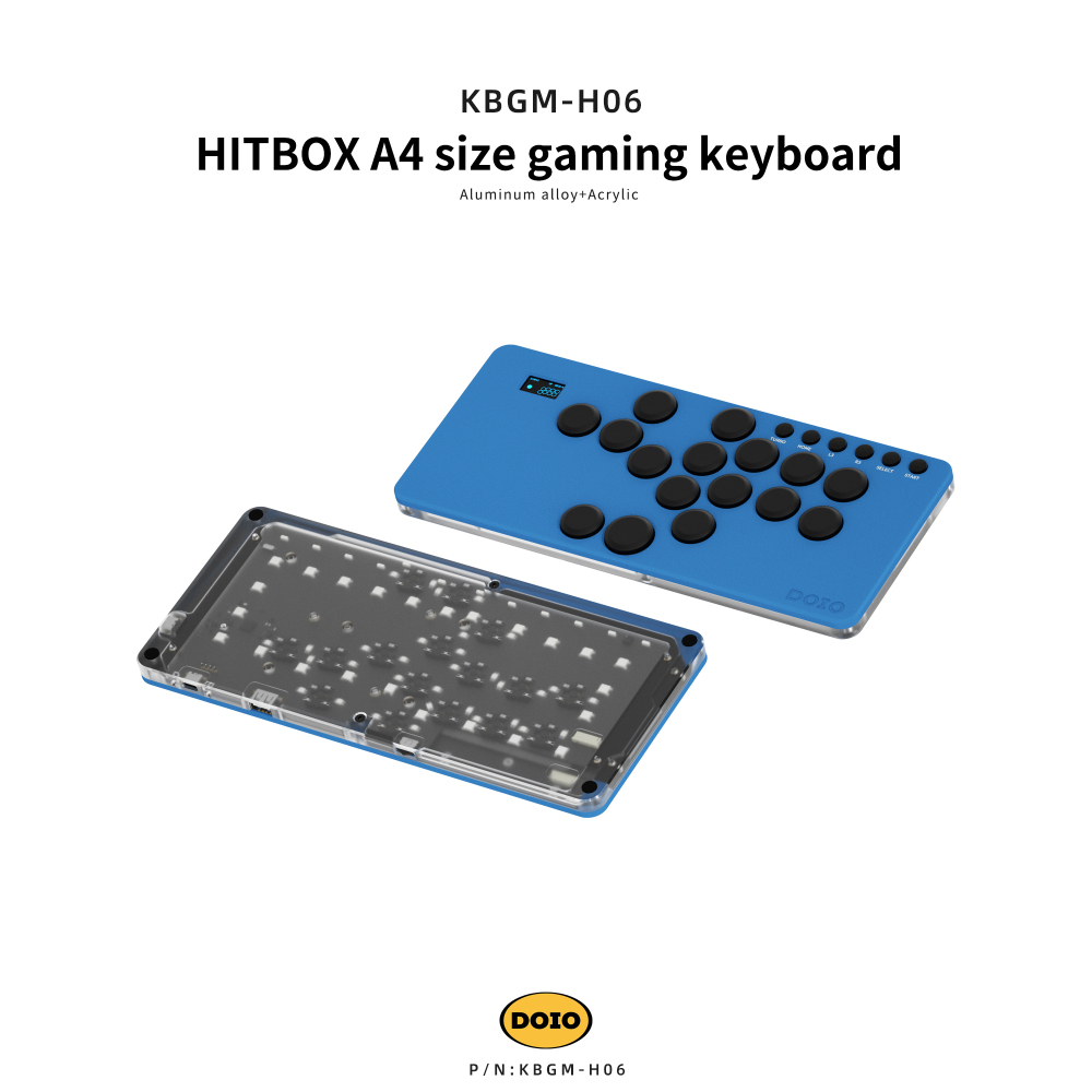 HITBOX A4 size gaming keyboard KBGM-H06