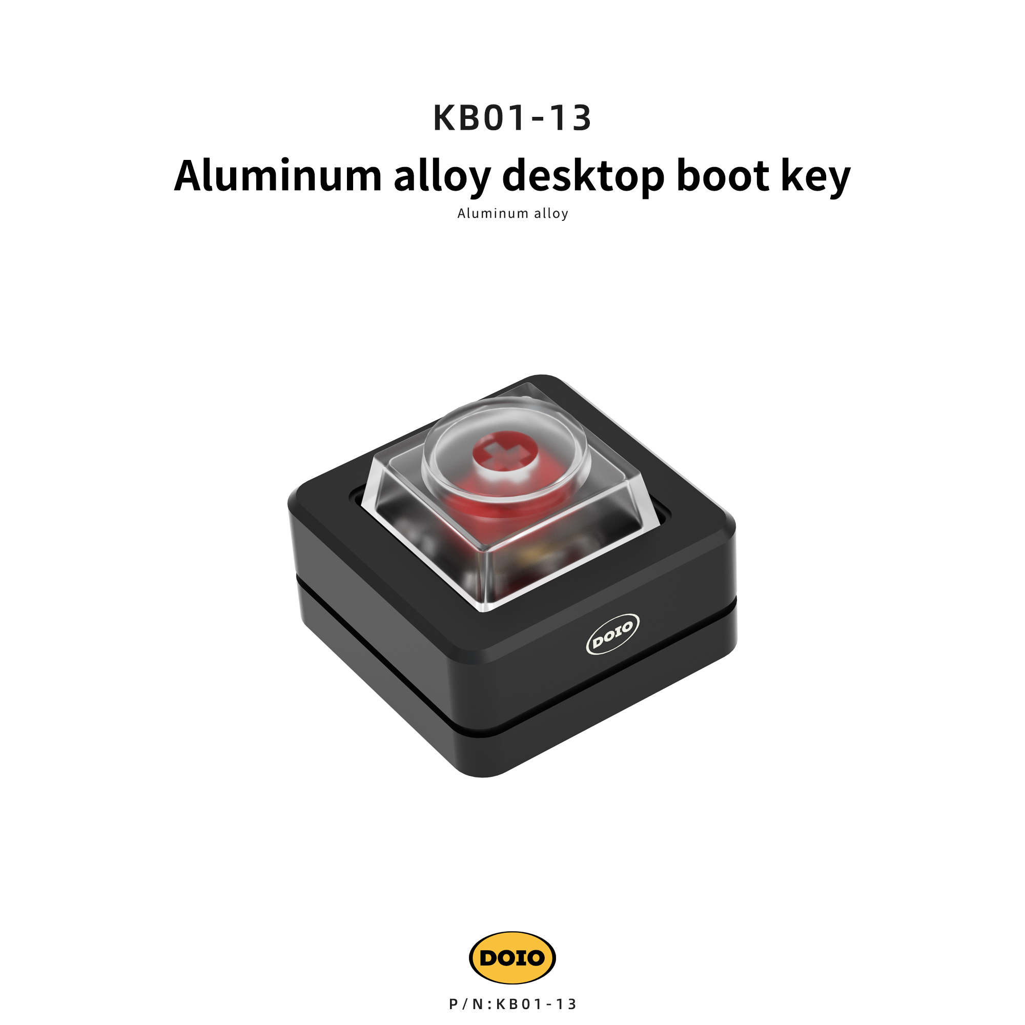 Aluminium alloy Desktop boot key KB01-13