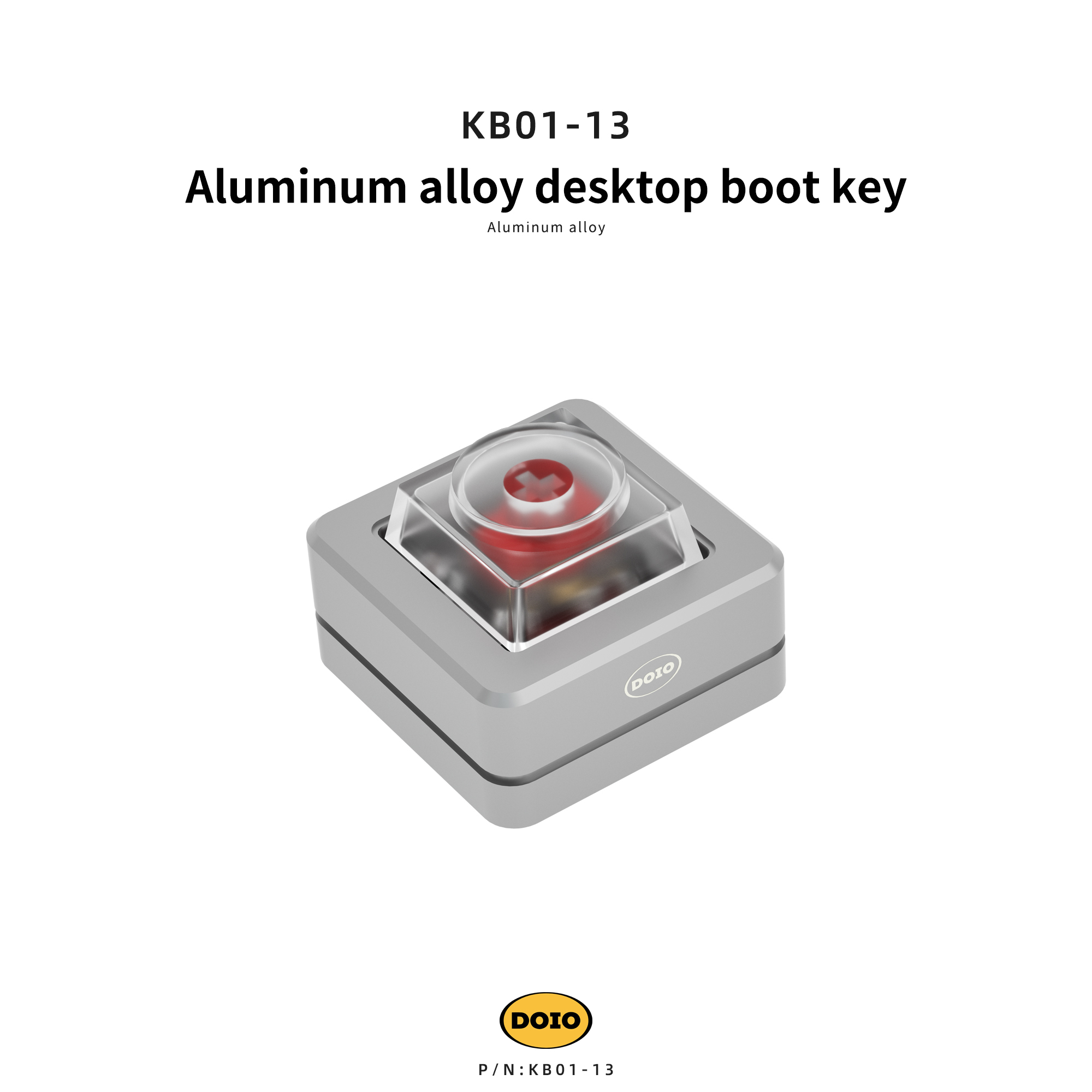 Aluminium alloy Desktop boot key KB01-13