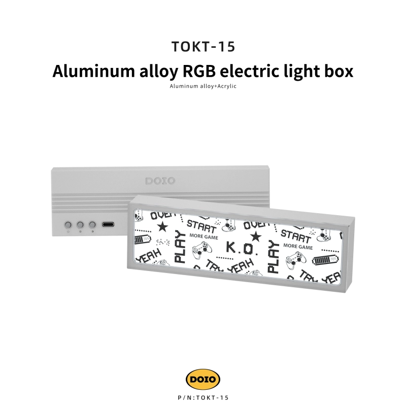 Aluminum alloy RGB electric light box TOKT-15