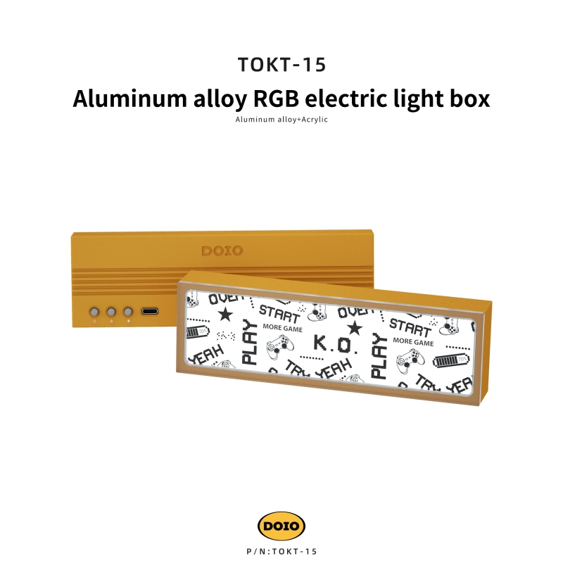 Aluminum alloy RGB electric light box TOKT-15