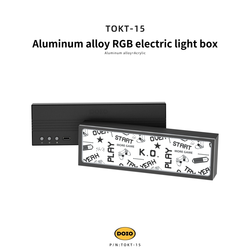 Aluminum alloy RGB electric light box TOKT-15