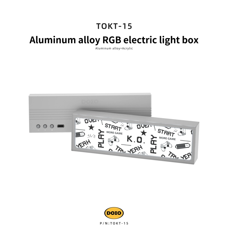 Aluminum alloy RGB electric light box TOKT-15