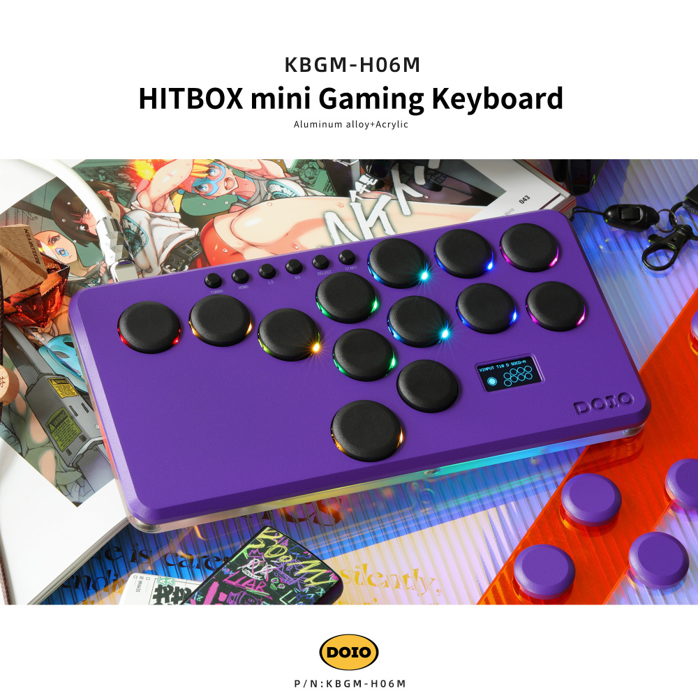 HITBOX mini Gaming Keyboard KBGM-H06M