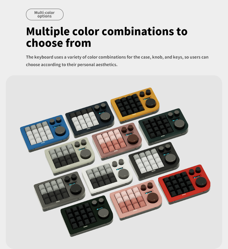 DOIO 16 keys Programmable Multifunction Mechanical keyboard