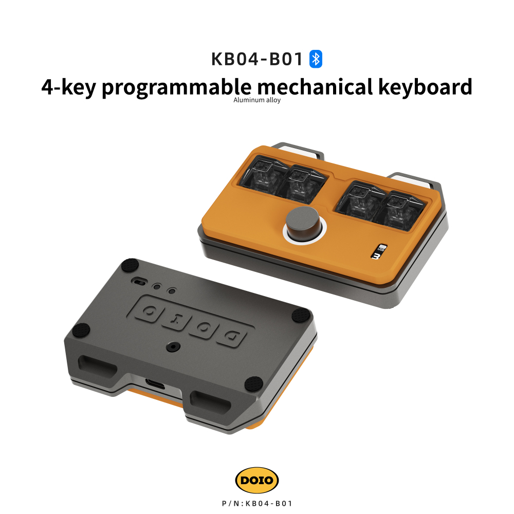 4-key Bluetooth dual-mode mechanical keyboard kit KB04-B01