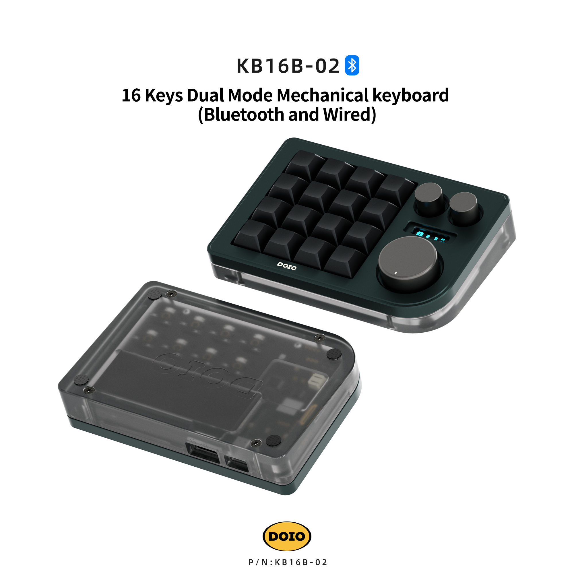 DTM・DAW DOIO kb16 DOIO KB16-01 Macro Keyboard Macro Pad - WhatGeek