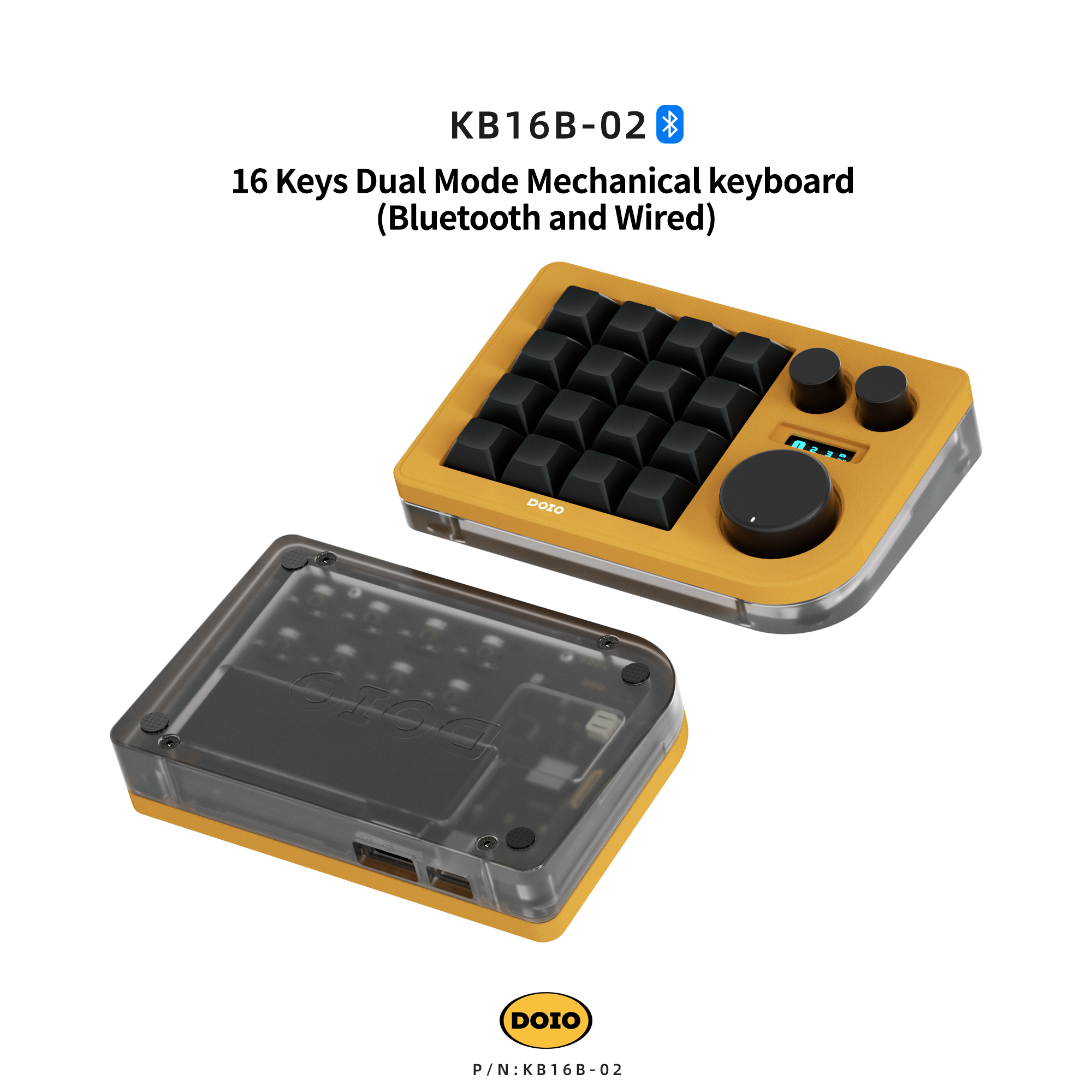 DOIO 16 keys Programmable Multifunction Mechanical keyboard