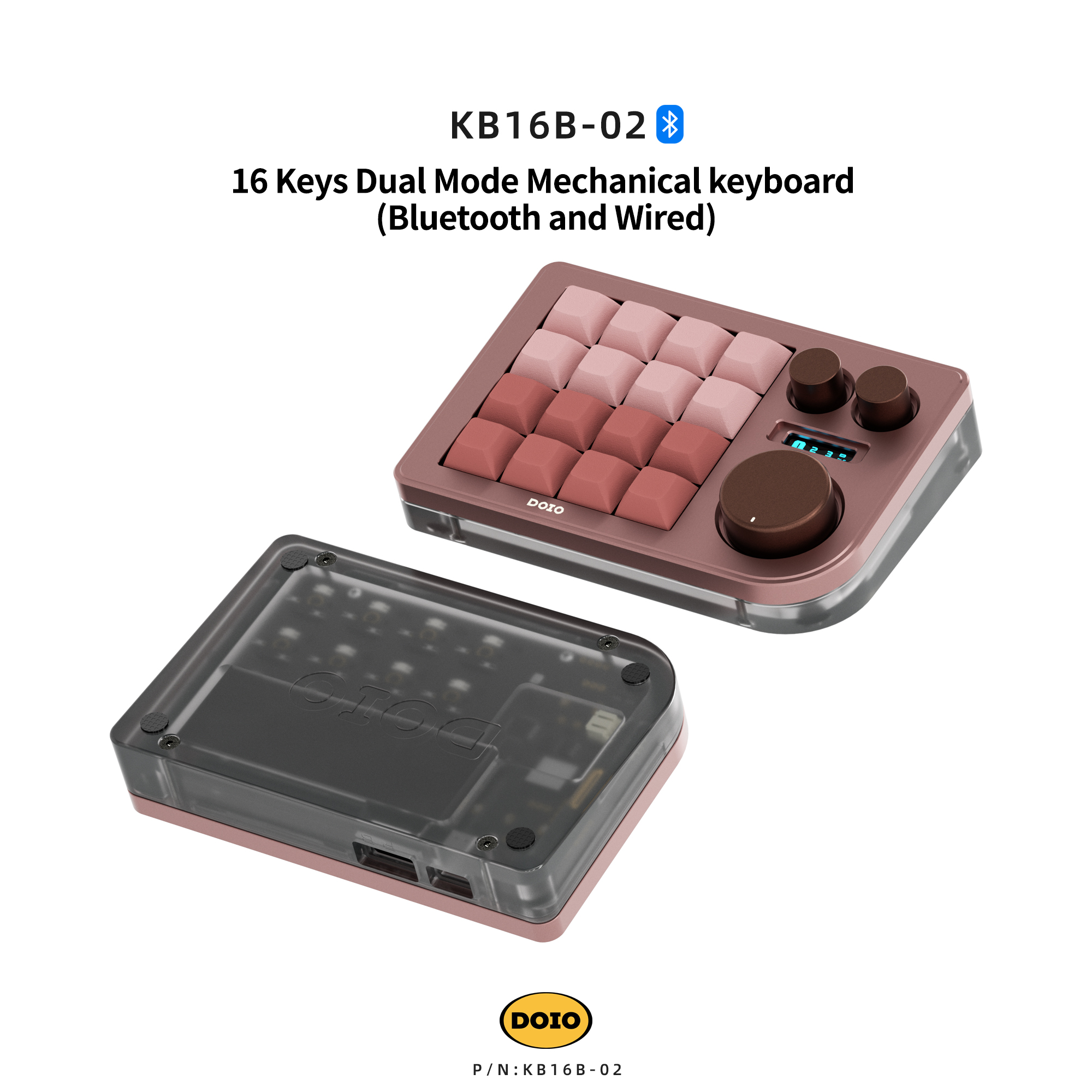 DOIO KB16B-02 Sky Blue　Bluetooth対応　本体のみ DOIO KB16B-02 Sky Blue Bluetooth対応 本体のみ - メルカリ