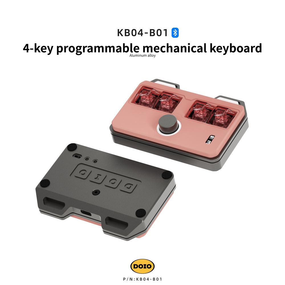 4-key Bluetooth dual-mode mechanical keyboard kit KB04-B01