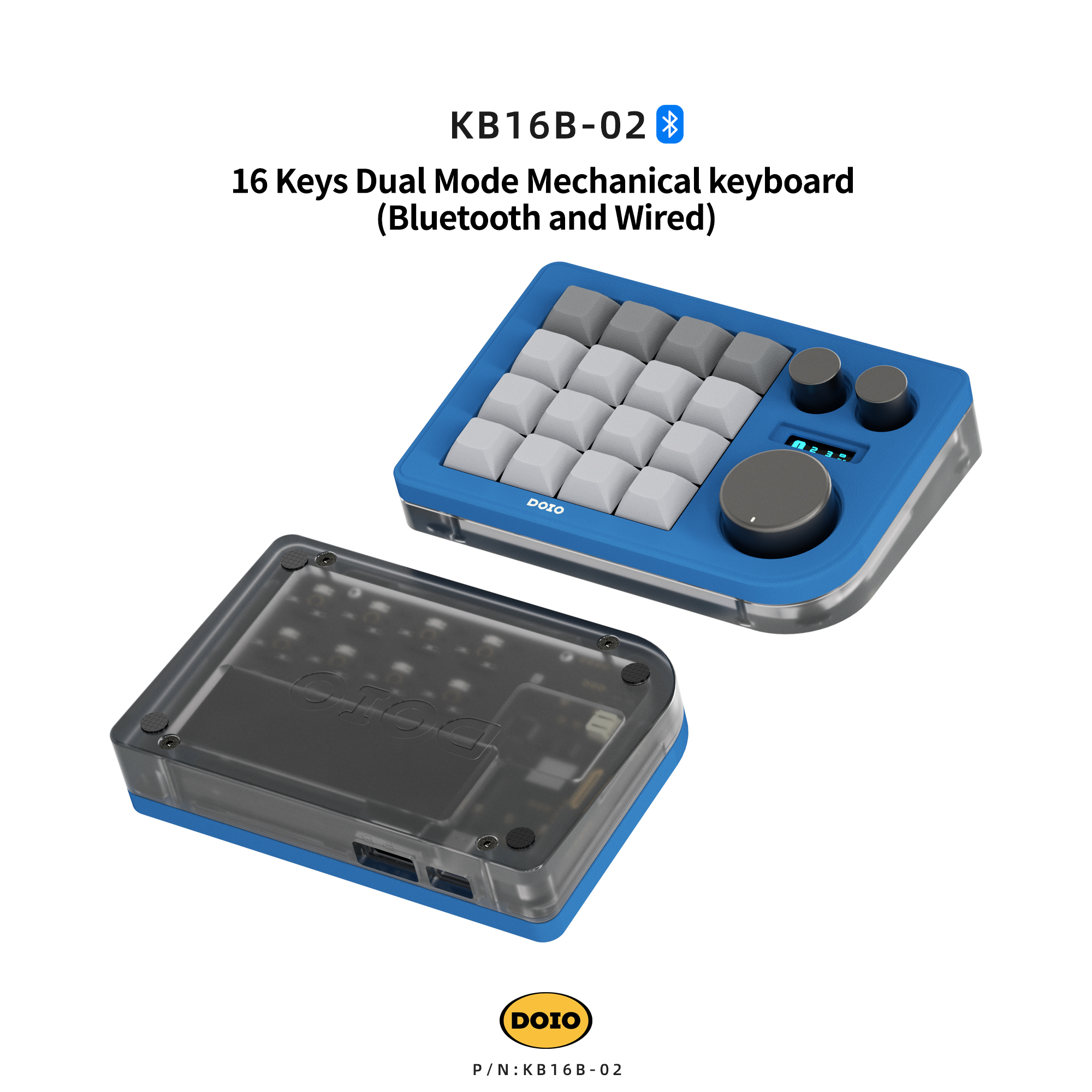 DTM・DAW DOIO kb16 DOIO KB16-01 Macro Keyboard – mechkeysshop