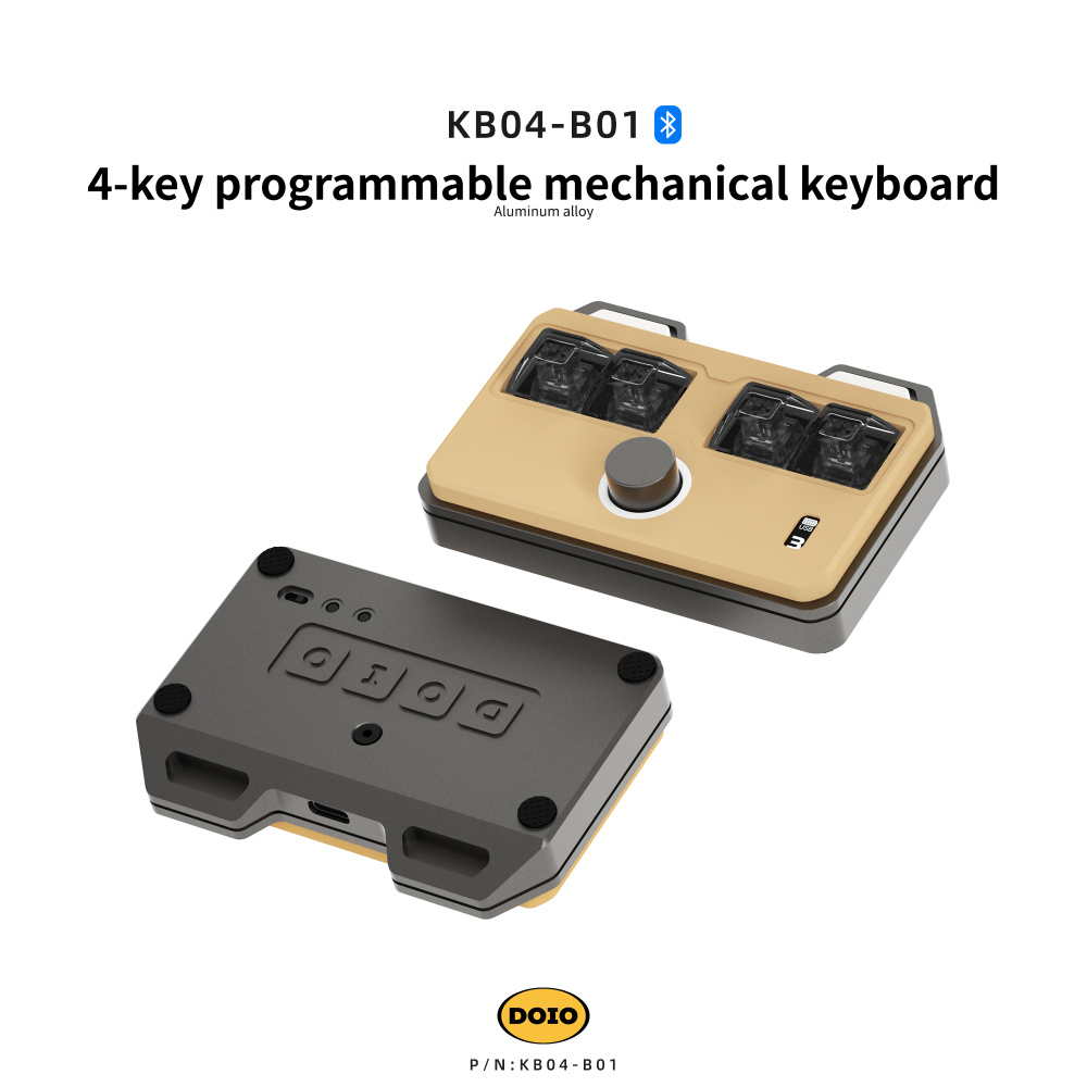 4-key Bluetooth dual-mode mechanical keyboard kit KB04-B01