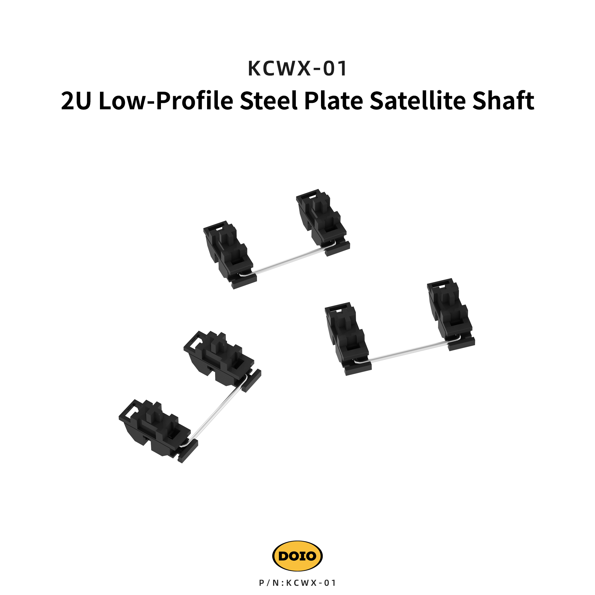 2U Low-Profile Steel Plate Satellite Shaft KCWX-01