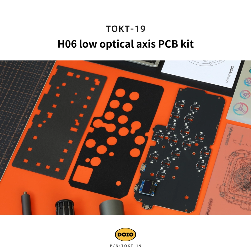DOIO H06 low optical axis PCB kit TOKT-19