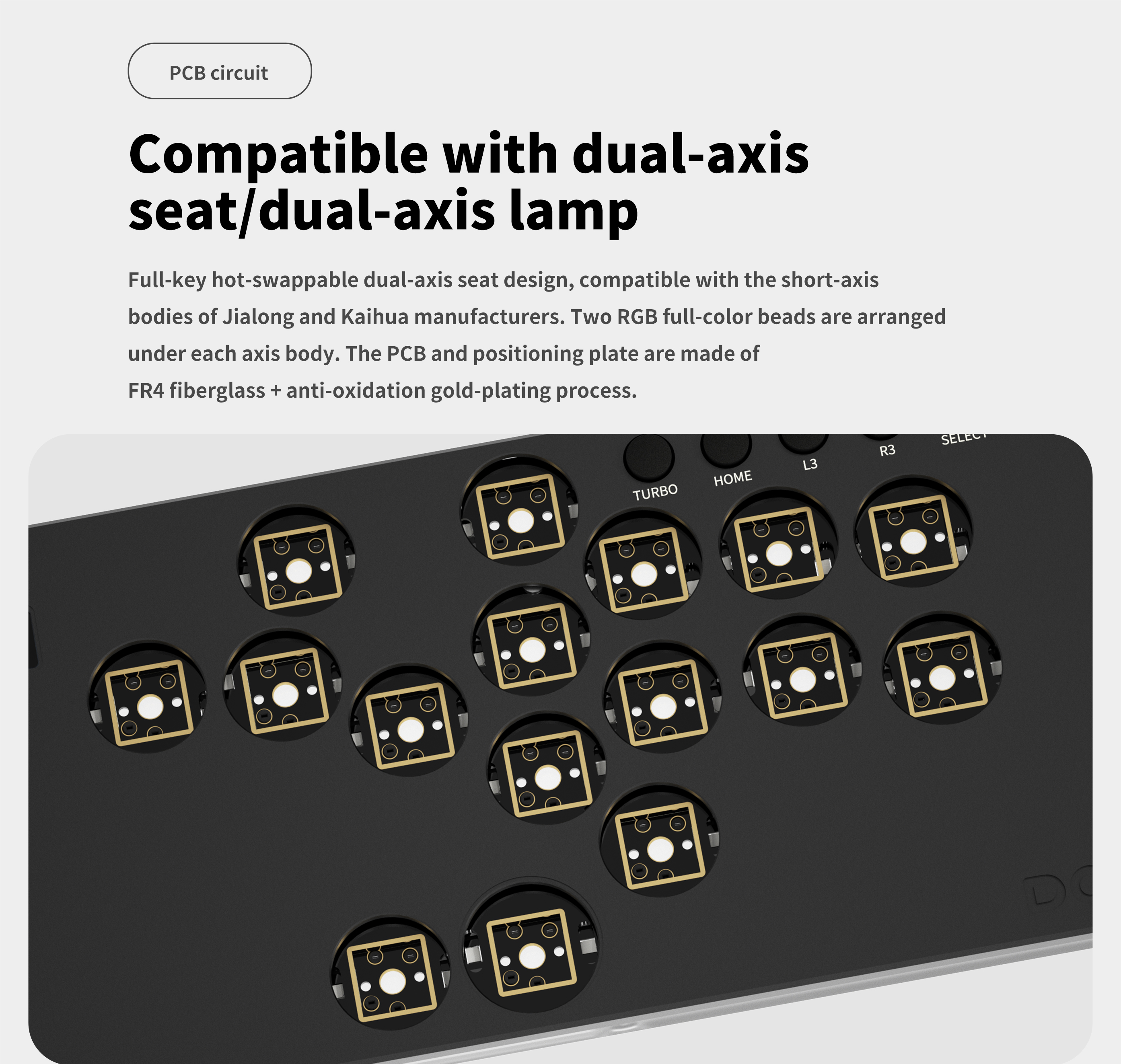 HITBOX A4 size gaming keyboard KBGM-H06