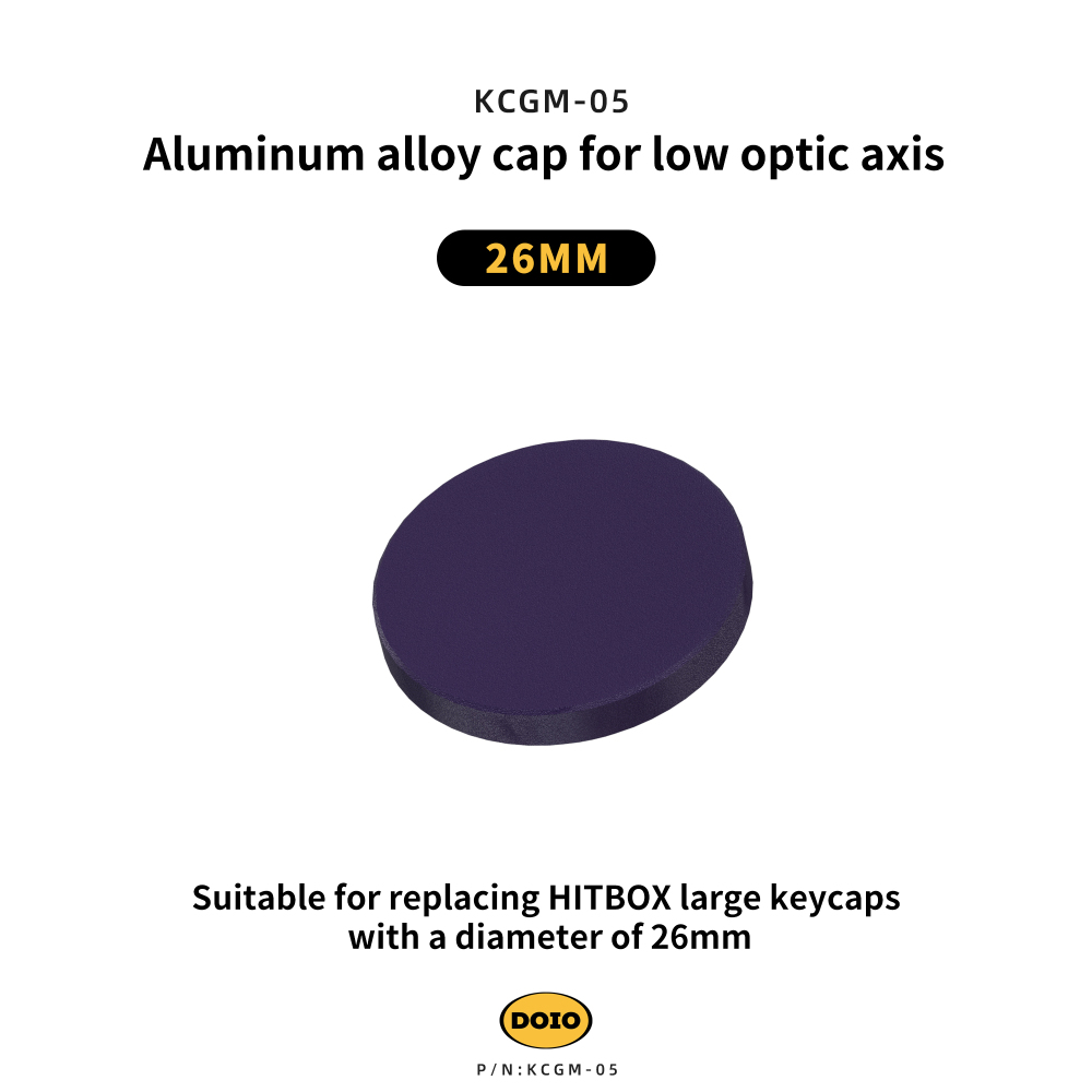 DOIO Aluminum alloy cap for low optic axis