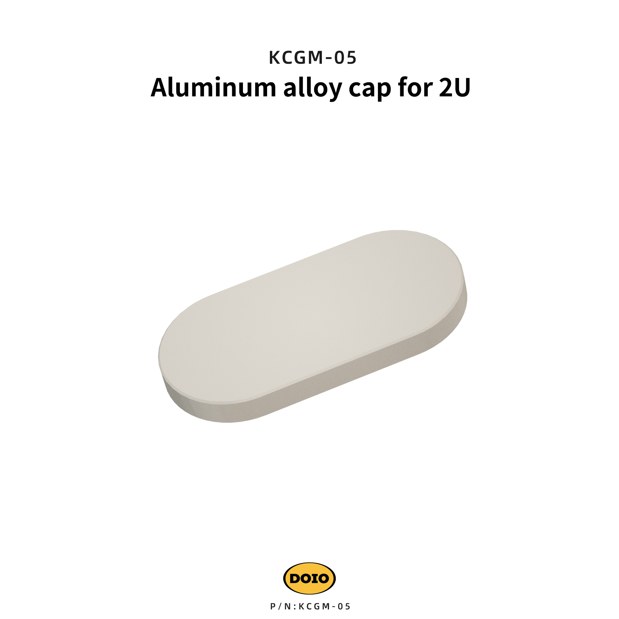 DOIO Aluminum alloy cap for low optic axis