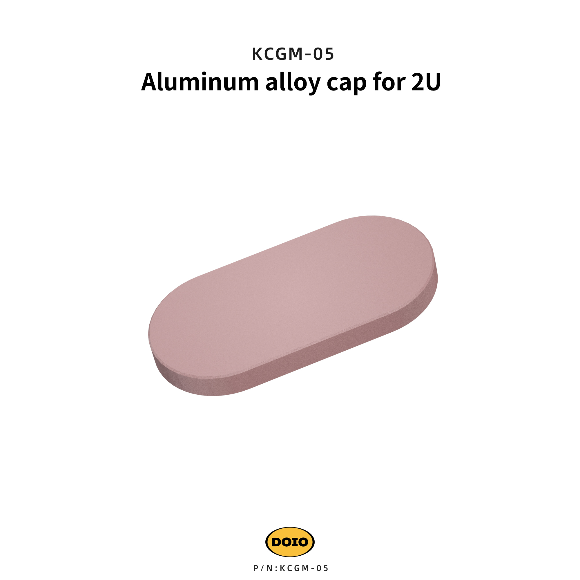 DOIO Aluminum alloy cap for low optic axis
