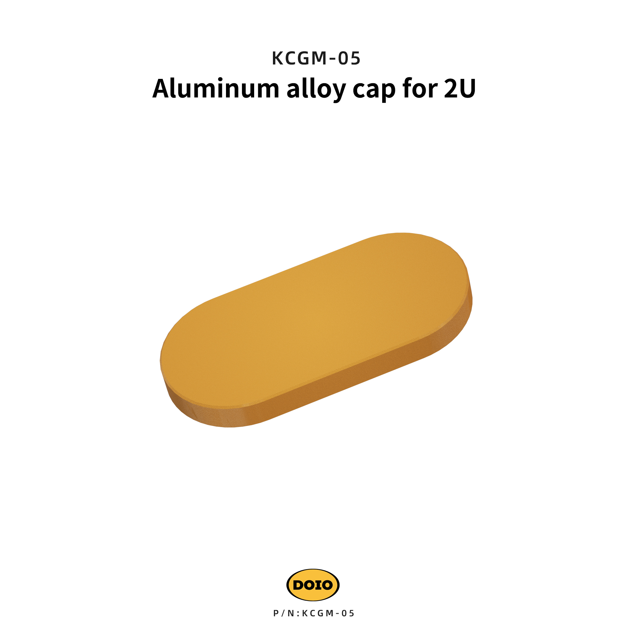 DOIO Aluminum alloy cap for low optic axis