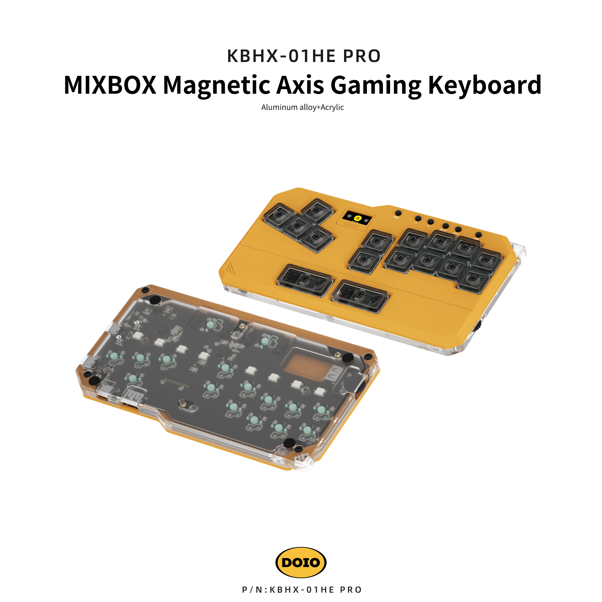 レバーレスコントローラー DOIO HITBOX KBHX-01HE PRO HITBOX Gaming Peripheral KBHX-01HE PRO
