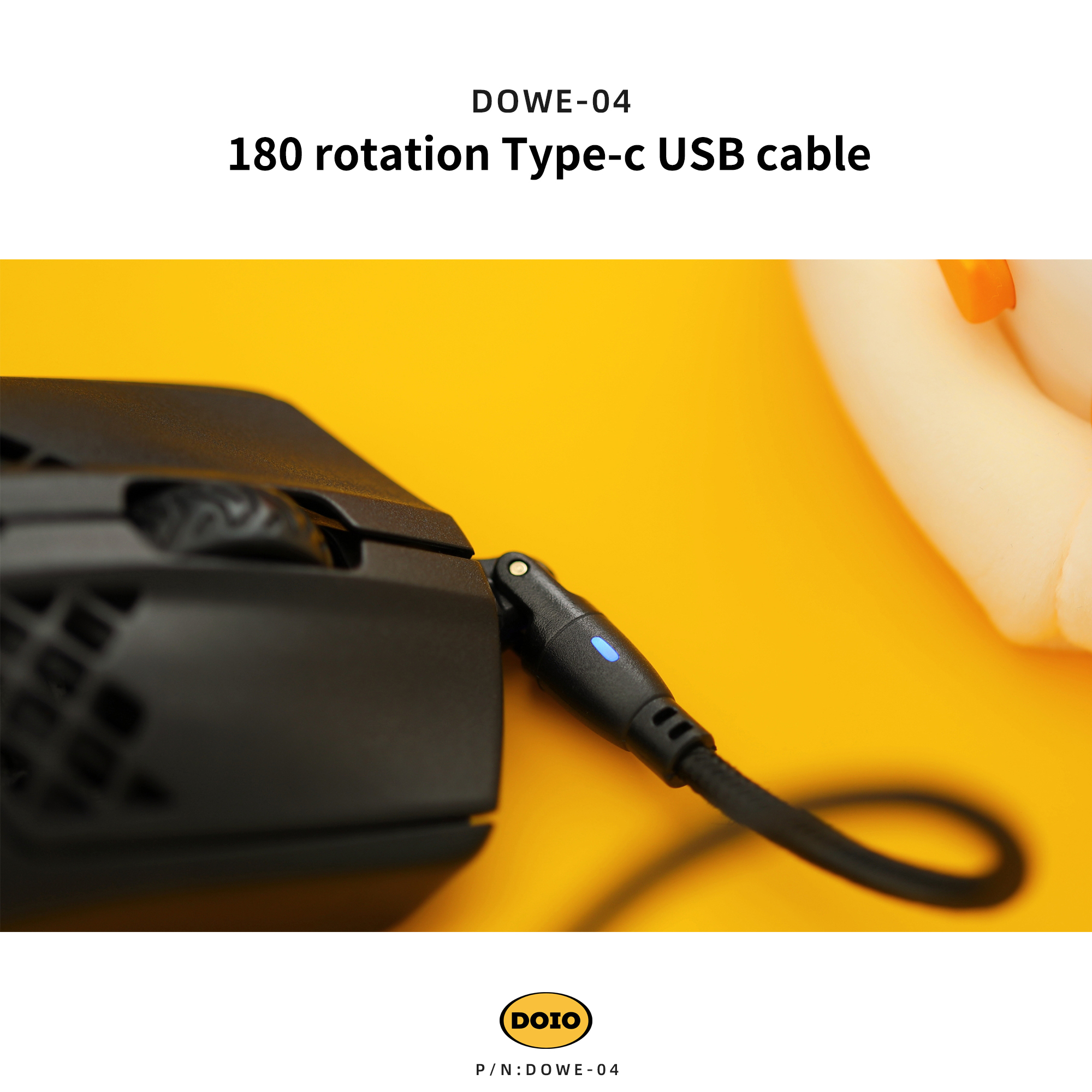 180 rotation Type-c USB cable DOWE-04