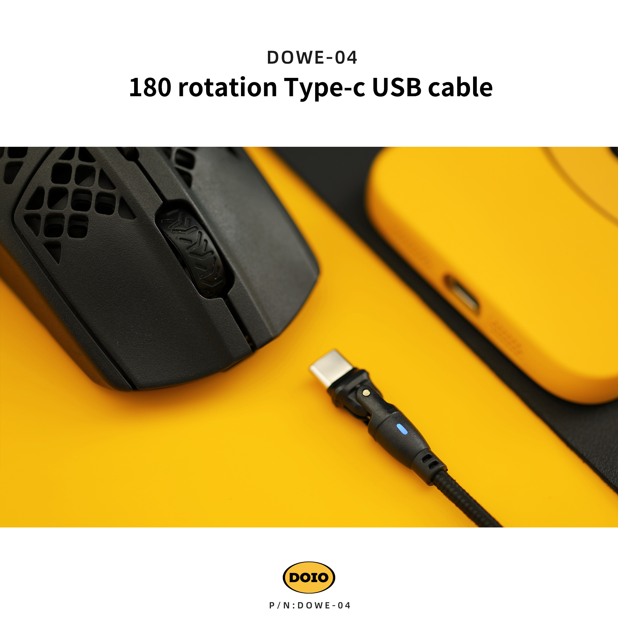 180 rotation Type-c USB cable DOWE-04