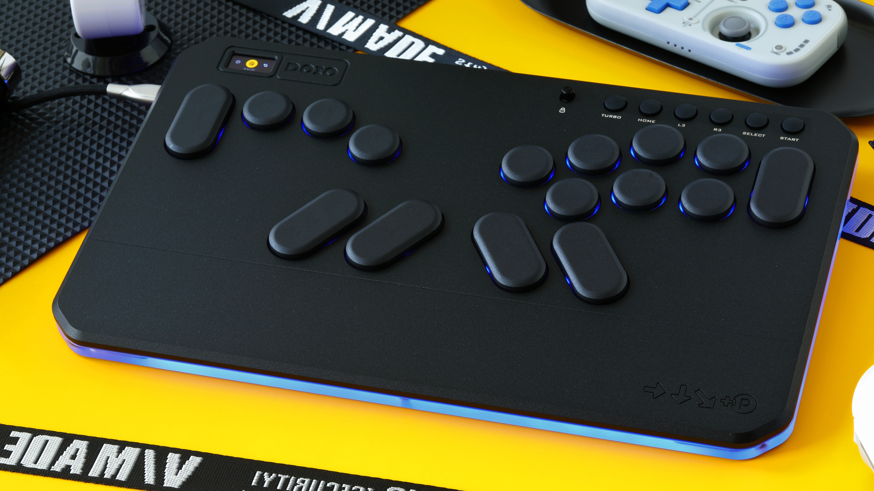 DOIO HITBOX KBGM-H07C アルミレバーレスコントローラー HITBOX Gaming Peripheral KBGM-H07C