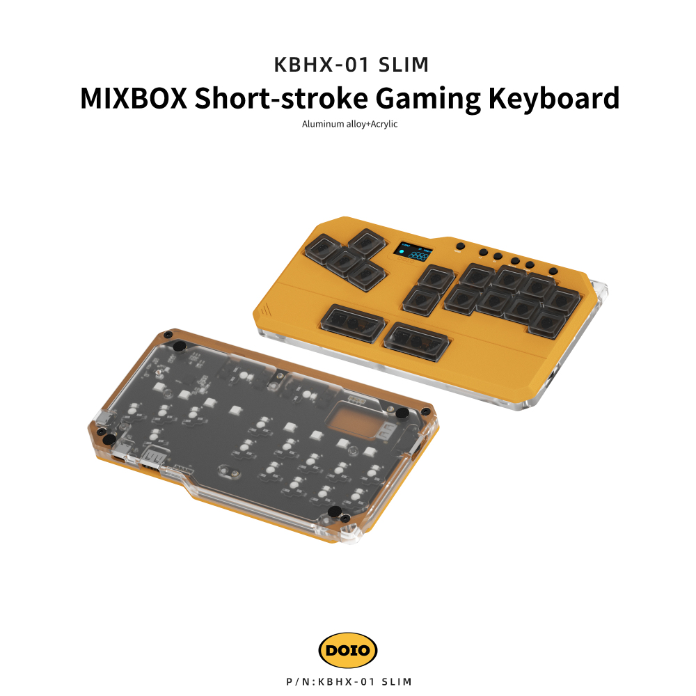 DOIO MIXBOX Short-stroke Gaming Keyboard KBHX-01 SLIM