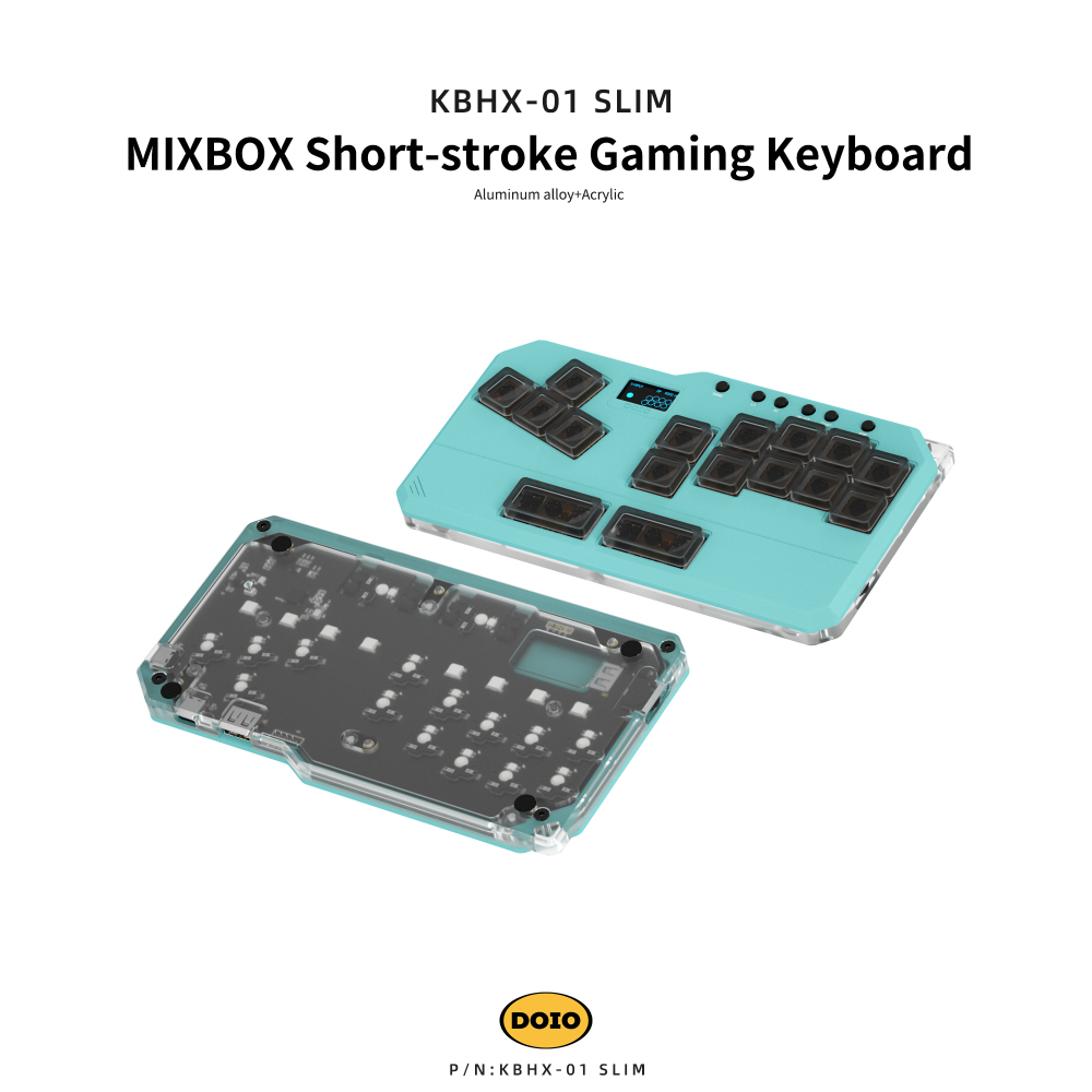 DOIO MIXBOX Short-stroke Gaming Keyboard KBHX-01 SLIM