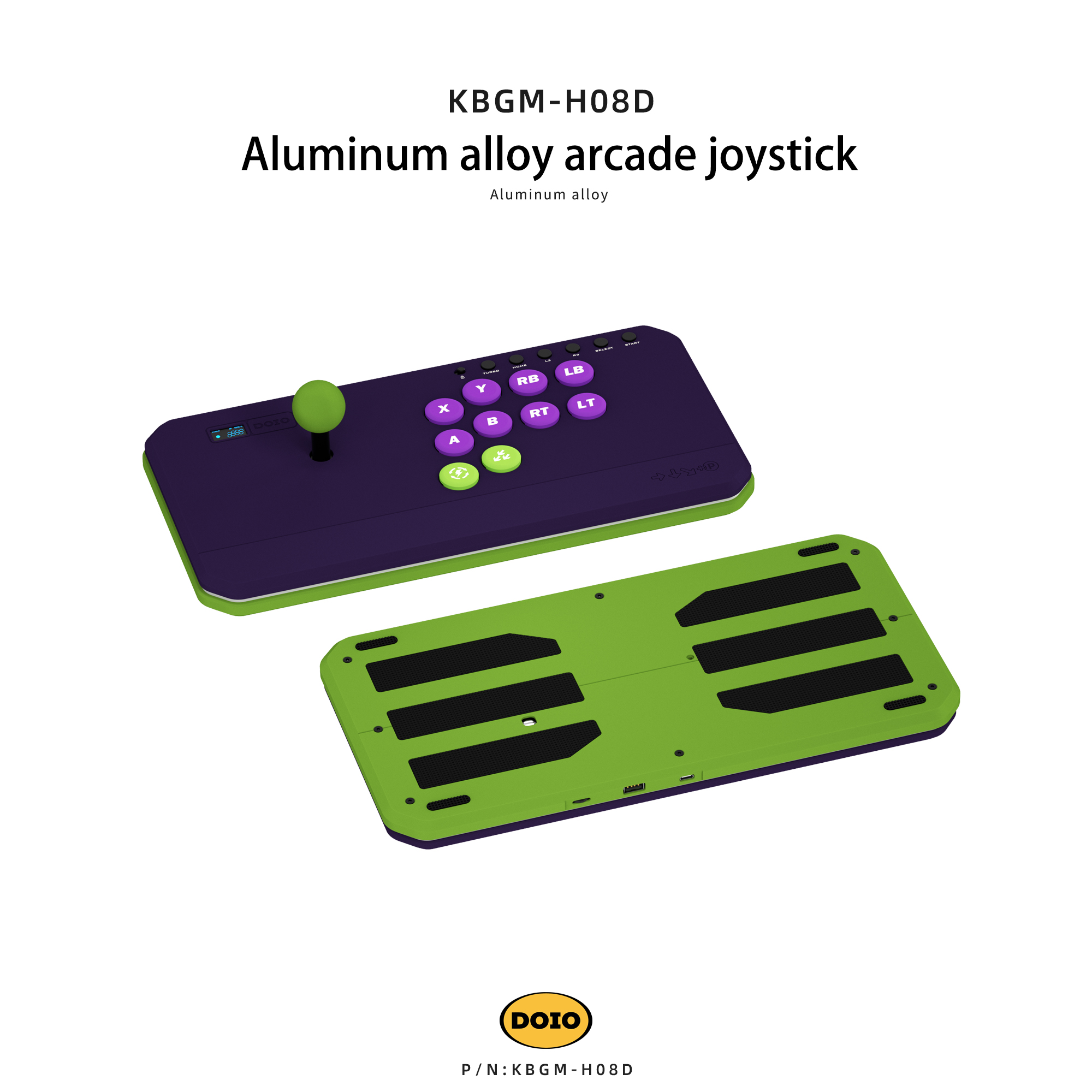 Aluminum alloy arcade joystick KBGM-H08D