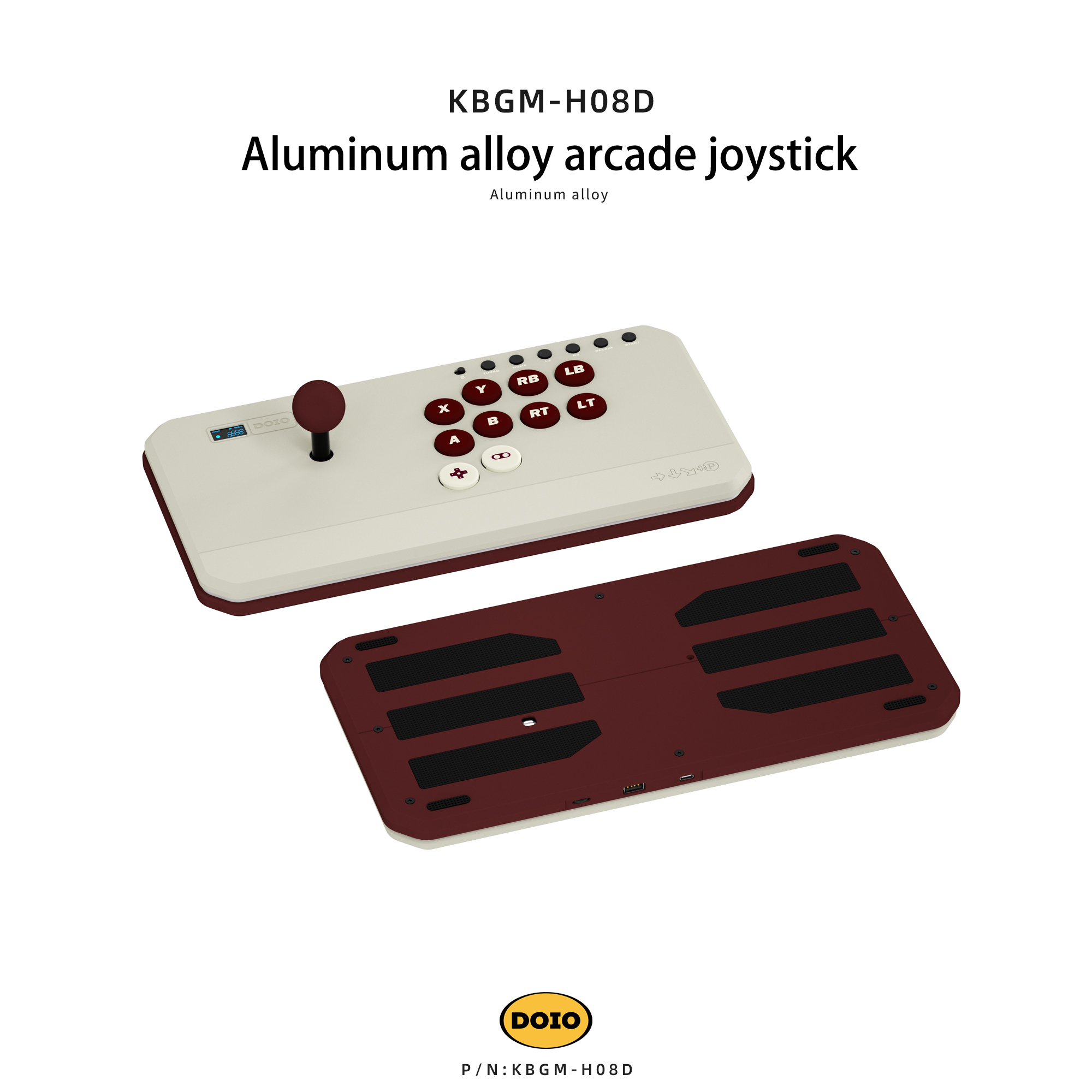 Aluminum alloy arcade joystick KBGM-H08D
