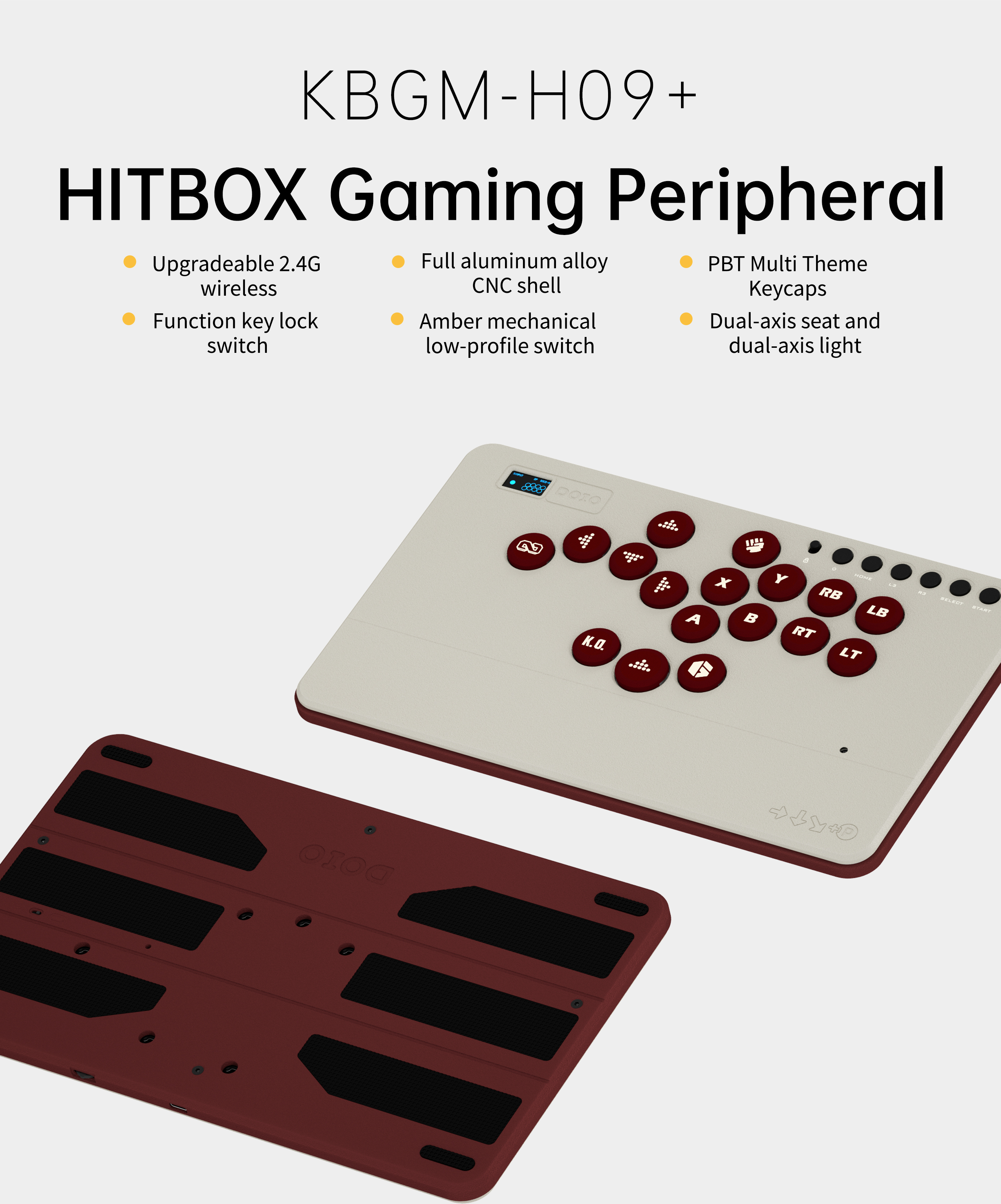 HITBOX Magnetic Axis Gaming Peripheral KBGM-H09+