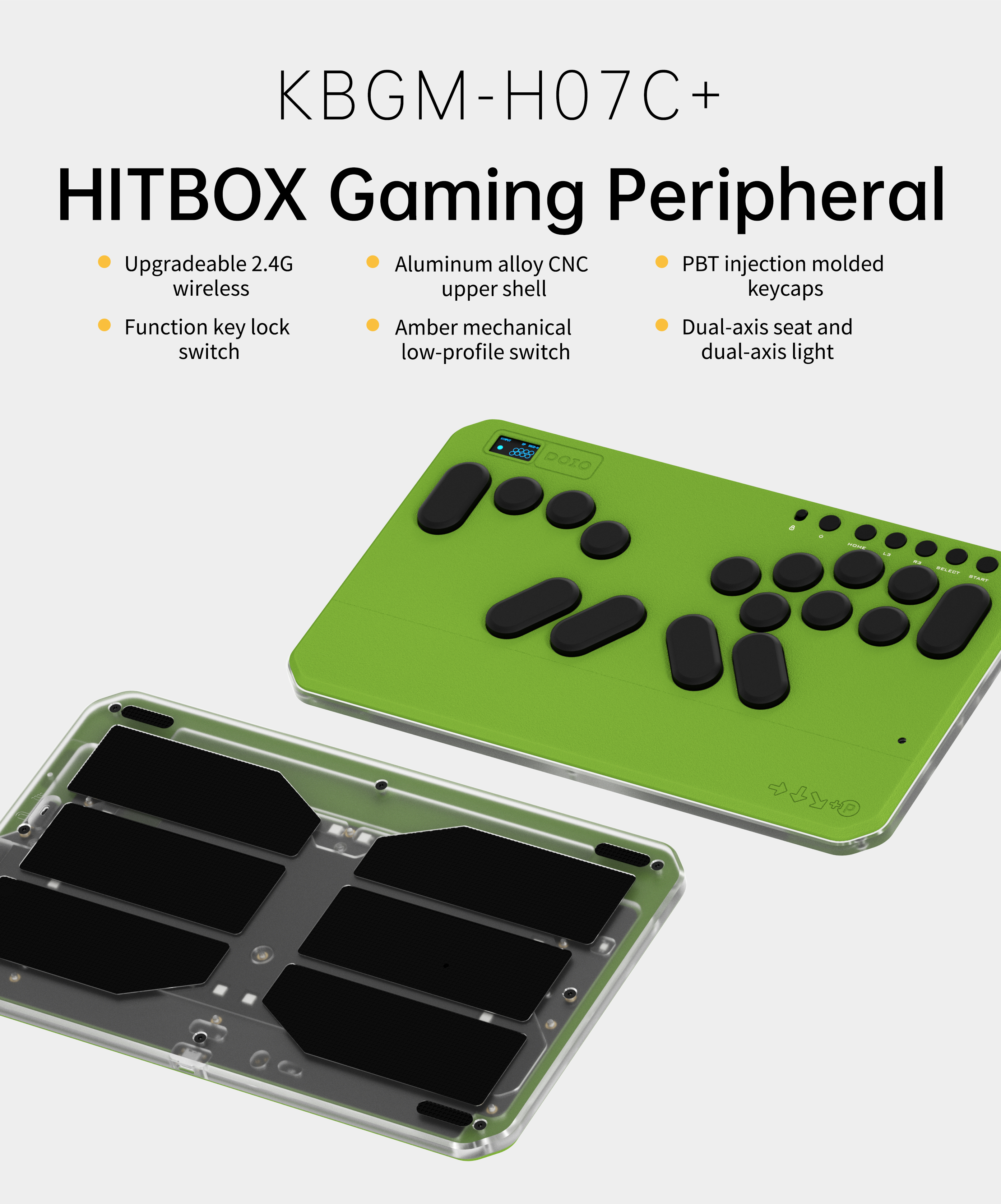 HITBOX Magnetic Axis Gaming Peripheral KBGM-H07C+