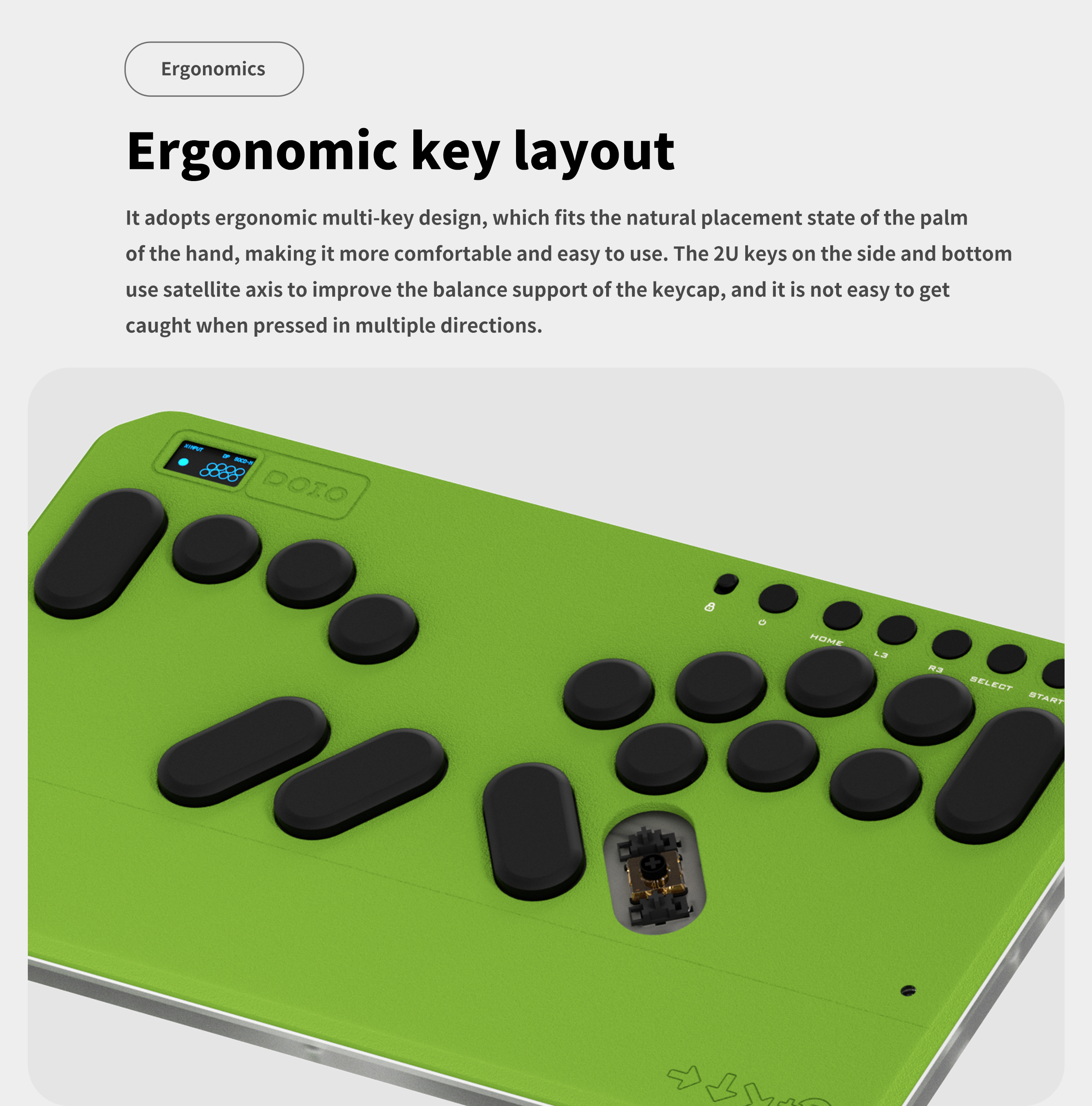 HITBOX Magnetic Axis Gaming Peripheral KBGM-H07C+